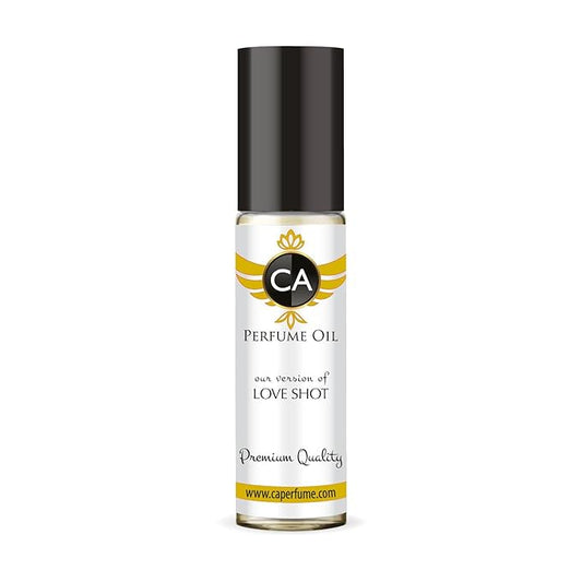 CA Perfume Impression of Love Shot for Women Fragrance Oil Chypre Fruity Scent Long Lasting Perfumes for Women Travel Size TSA Ready Mini Parfum Body Oil Roll-on 0.33 Fl Oz 10ml