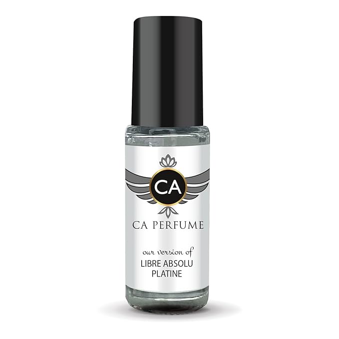 CA Perfume Impression of Libre Absolu Platine for Women Fragrance Oil Oriental Floral Scent Long Lasting Perfumes for Women Travel Size TSA Ready Mini Parfum Body Oil Roll-on 0.14 Fl Oz 4ml