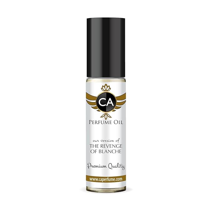 CA Perfume Impression of The Revenge Of Blanche for Women Fragrance Oil Floral Scent Long Lasting Perfumes for Women Travel Size TSA Ready Mini Parfum Body Oil Roll-on 0.33 Fl Oz 10ml