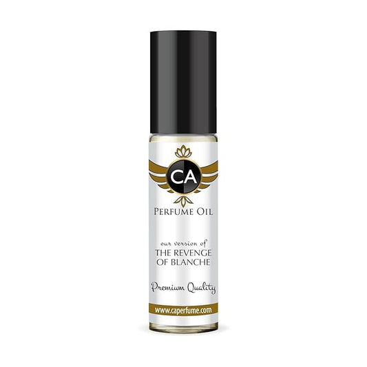 CA Perfume Impression of The Revenge Of Blanche for Women Fragrance Oil Floral Scent Long Lasting Perfumes for Women Travel Size TSA Ready Mini Parfum Body Oil Roll-on 0.33 Fl Oz 10ml