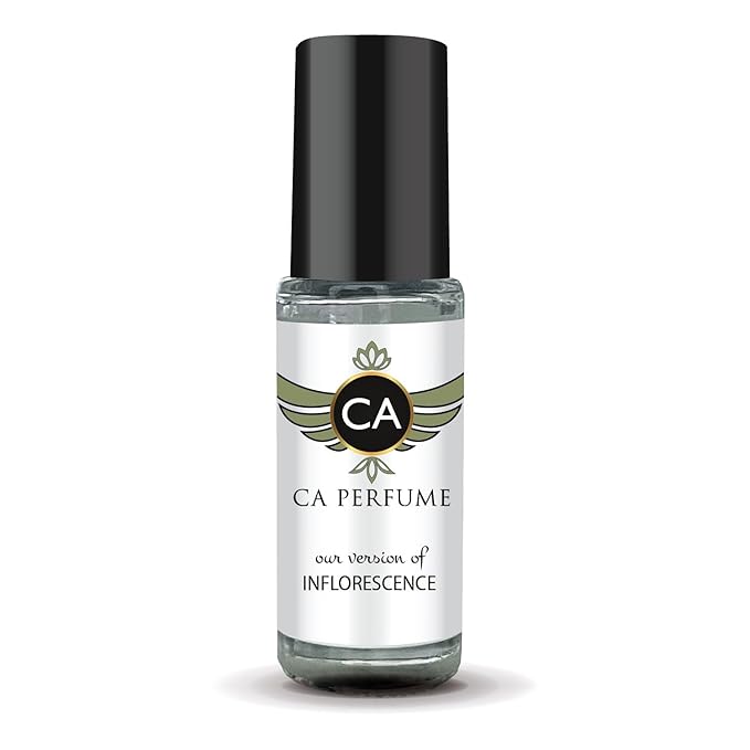 CA Perfume Impression of Inflorescence for Women Perfume Oil Floral Scent Long Lasting Perfumes for Women Travel Size Mini Perfume Sample TSA Ready Body Oil Roll-on 0.14 Fl Oz 4ml