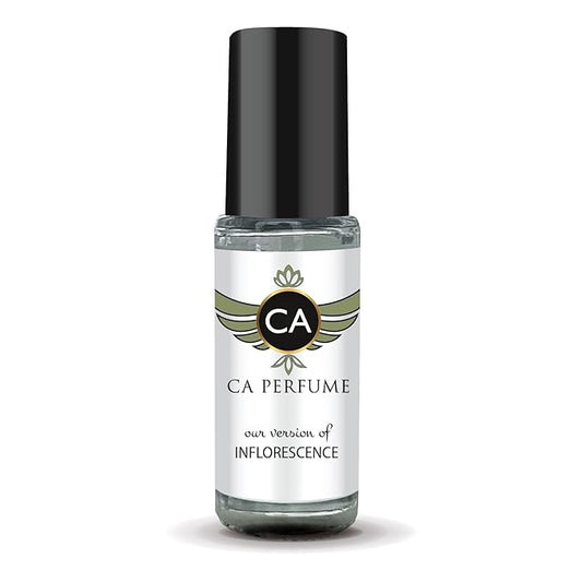 CA Perfume Impression of Inflorescence for Women Perfume Oil Floral Scent Long Lasting Perfumes for Women Travel Size Mini Perfume Sample TSA Ready Body Oil Roll-on 0.14 Fl Oz 4ml