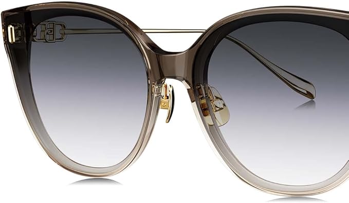 BOLON Women Fashion Oversized Cat Eye Polarized Sunglasses 61mm, Exclusive Eyewear Brand of EssilorLuxottica