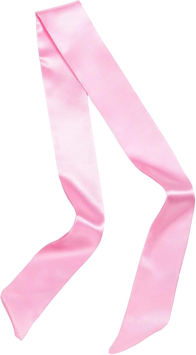 Solid Color Neck Scarf Purse Narrow Scarf Handbags Skinny Twill Hair Scarves Women Fashion Accessories Bag Charms