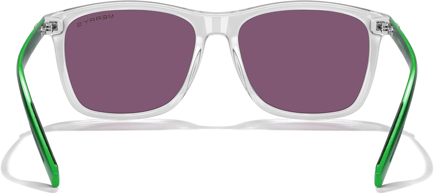 MERRY'S Unisex Polarized Aluminum Sunglasses Vintage Sun Glasses For Men/Women S8286