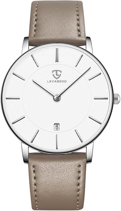 BEN NEVIS Watch, Mens Watch, Minimalist Fashion Simple Wrist Watch Analog Date with Leather Strap