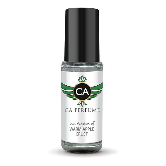CA Perfume Originals Warm Apple Crust Unisex Fragrance Oil Gourmand Scent Long Lasting Perfumes for Women & Men Travel Size TSA Ready Mini Parfum Body Oil Roll-on 0.14 Fl Oz 4ml