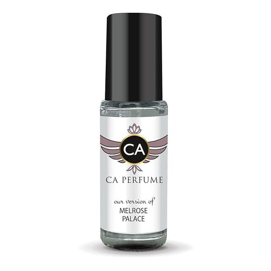 CA Perfume Impression of Melrose Palace for Women Fragrance Oil Floral Woody Musk Scent Long Lasting Perfumes for Women Travel Size TSA Ready Mini Parfum Body Oil Roll-on 0.14 Fl Oz 4ml