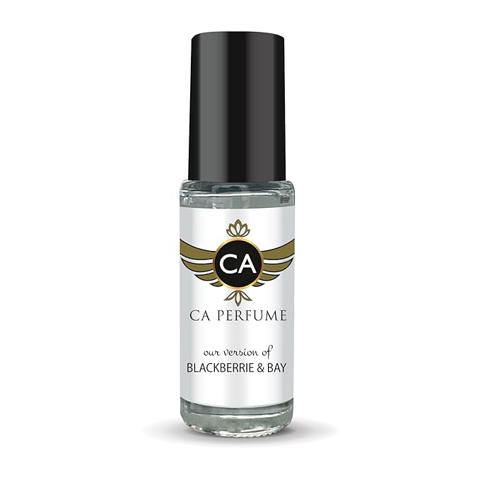 CA Perfume Impression of Blackberrie & Bay for Women Perfume Oil Floral Fruity Scent Long Lasting Fragrance Mini Perfume Sample TSA Ready Body Oil Roll-on 0.14 Fl Oz 4ml