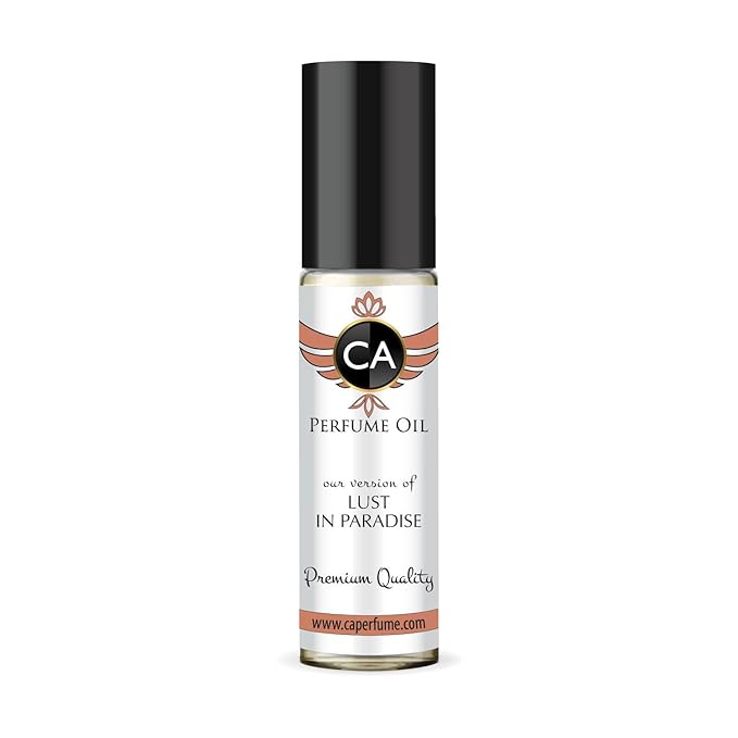 CA Perfume Impression of Lust In Paradise for Women Fragrance Oil Floral Woody Musk Scent Long Lasting Perfumes for Women Travel Size TSA Ready Mini Parfum Body Oil Roll-on 0.33 Fl Oz 10ml