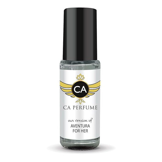 CA Perfume Impression of Aventura For Her for Women Perfume Oil Chypre Fruity Scent Long Lasting Perfumes for Women Travel Size Mini Perfume Sample TSA Ready Body Oil Roll-on 0.14 Fl Oz 4ml