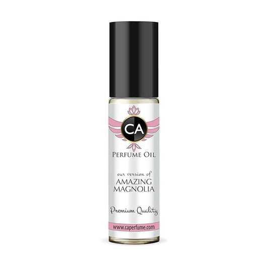 CA Perfume Originals Amazing Magnolia for Women Fragrance Oil Floral Fruity Scent Long Lasting Perfumes for Women Travel Size TSA Ready Mini Parfum Body Oil Roll-on 0.33 Fl Oz 10ml