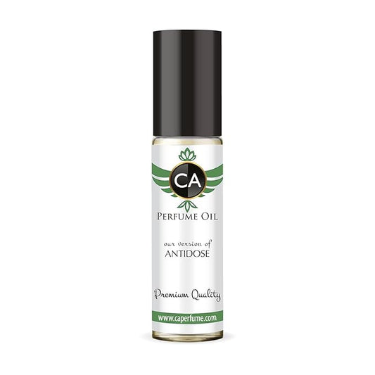 CA Perfume Impression of Antidose for Men Perfume Oil Amber Woody Scent Long Lasting Cologne for Men Travel Size TSA Ready Mini Parfum Body Oil Roll-on 0.33 Fl Oz 10ml