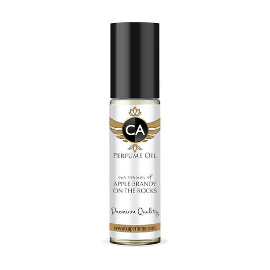CA Perfume Impression of Apple Brandy On The Rocks Unisex Fragrance Oil Aromatic Fruity Scent Long Lasting Perfumes for Women & Men Travel Size TSA Ready Mini Parfum Body Oil Roll-on 0.33 Fl Oz 10ml