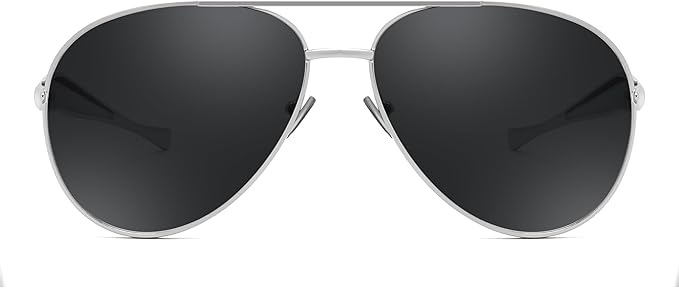 FEISEDY Oversized Aviator Sunglasses Women Men - Retro Gold Metal Chunky Frame, UV400 for Driving & Daily Wear B0311
