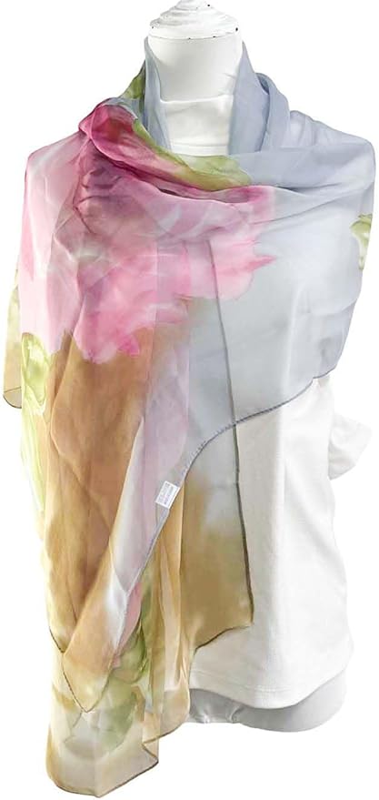Xyueanlo Scarfs for Women Lightweight Fashion Floral Printed Scarves Neck Scarf Sunscreen Wraps Shawls