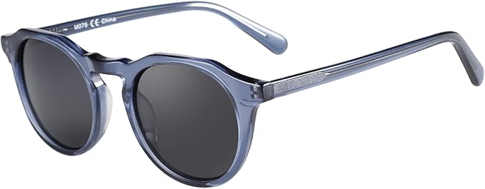 ZENOTTIC Vintage Round Polarized Sunglasses for Men Women UV400 Protection