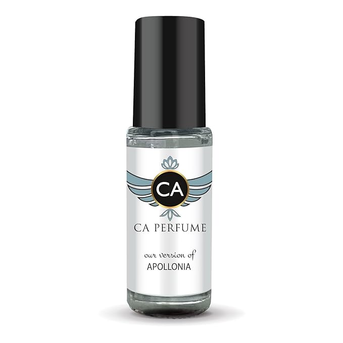 CA Perfume Impression of Apollonia Unisex Fragrance Oil Floral Scent Long Lasting Perfumes for Women & Men Travel Size TSA Ready Mini Parfum Body Oil Roll-on 0.14 Fl Oz 4ml