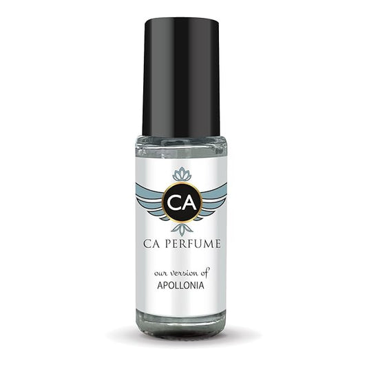 CA Perfume Impression of Apollonia Unisex Fragrance Oil Floral Scent Long Lasting Perfumes for Women & Men Travel Size TSA Ready Mini Parfum Body Oil Roll-on 0.14 Fl Oz 4ml