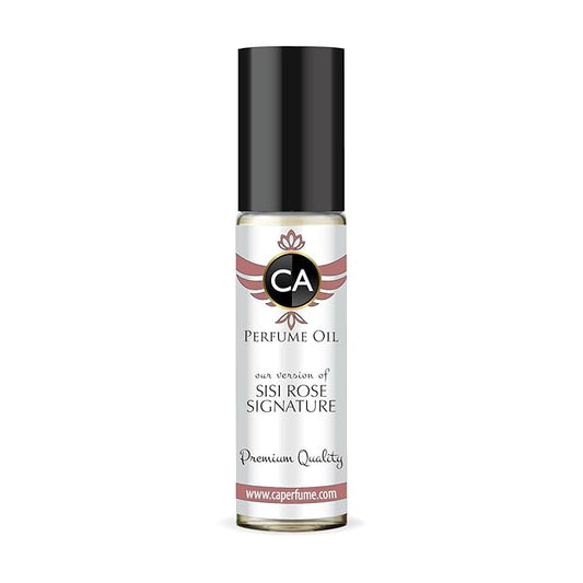 CA Perfume Impression of Sisi Rose Signature for Women Fragrance Oil Floral Scent Long Lasting Perfumes for Women Travel Size TSA Ready Mini Parfum Body Oil Roll-on 0.33 Fl Oz 10ml