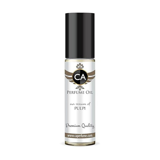 CA Perfume Impression of Pulpi Unisex Eau De Parfum Floral Fruity Scent Long Lasting Unisex Fragrance Travel Size TSA Ready for Day and Night Wear 0.33 Fl Oz 10ml