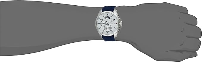 Tommy Hilfiger Men's 1791348 Cool Sport Analog Display Quartz Silver Watch