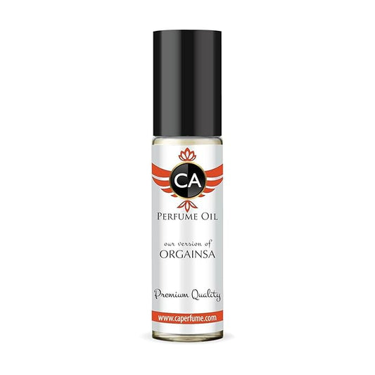 CA Perfume Impression of Orgainsa for Women Fragrance Oil Amber Floral Scent Long Lasting Perfumes for Women Travel Size TSA Ready Mini Parfum Body Oil Roll-on 0.33 Fl Oz 10ml