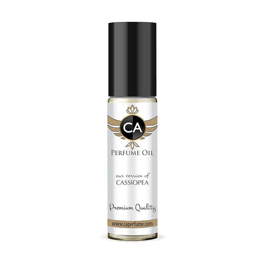 CA Perfume Impression of Cassiopea Unisex Fragrance Oil Chypre Floral Scent Long Lasting Perfumes for Women & Men Travel Size TSA Ready Mini Parfum Body Oil Roll-on 0.33 Fl Oz 10ml