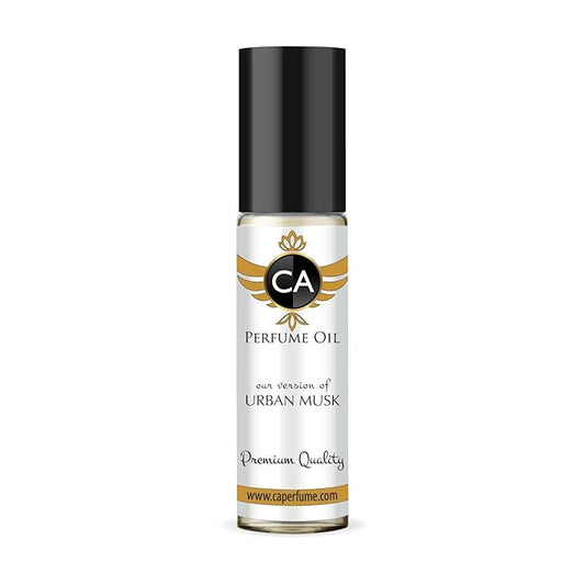 CA Perfume Impression of Urban Musk for Women Fragrance Oil Floral Woody Scent Long Lasting Perfumes for Women Travel Size TSA Ready Mini Parfum Body Oil Roll-on 0.33 Fl Oz 10ml