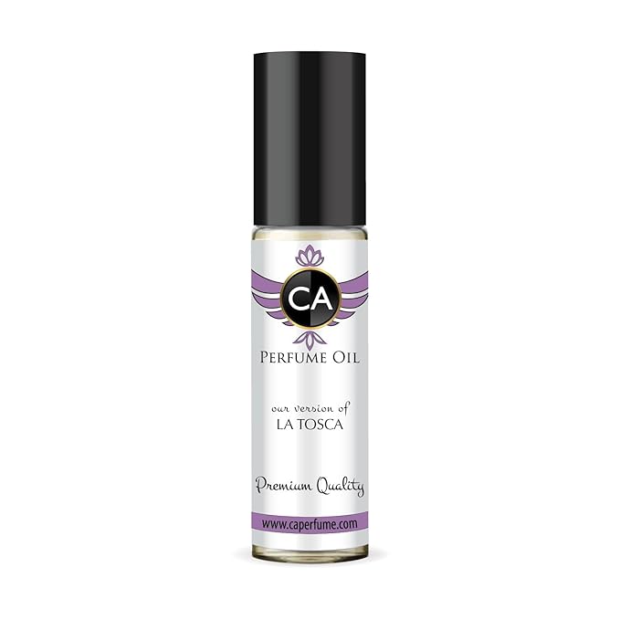 CA Perfume Impression of La Tosca for Women Fragrance Oil Chypre Floral Scent Long Lasting Perfumes for Women Travel Size TSA Ready Mini Parfum Body Oil Roll-on 0.33 Fl Oz 10ml