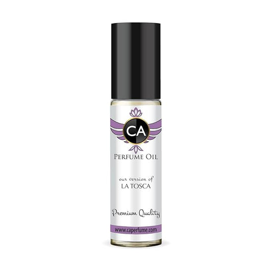 CA Perfume Impression of La Tosca for Women Fragrance Oil Chypre Floral Scent Long Lasting Perfumes for Women Travel Size TSA Ready Mini Parfum Body Oil Roll-on 0.33 Fl Oz 10ml