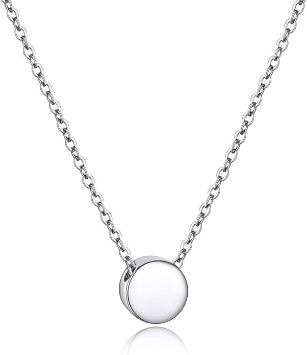 PROSILVER 925 Sterling Silver Necklace for Women | Dainty Delicate Adjustable Choker with Heart/Star/Moon/Vertical Bar Pendant, Hypoallergenic Tarnish Resistant Everyday Jewelry Gift for Her