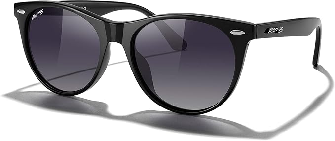 MERRY'S Retro Round Polarized Sunglasses for Women Fashion Trendy Shades S6185