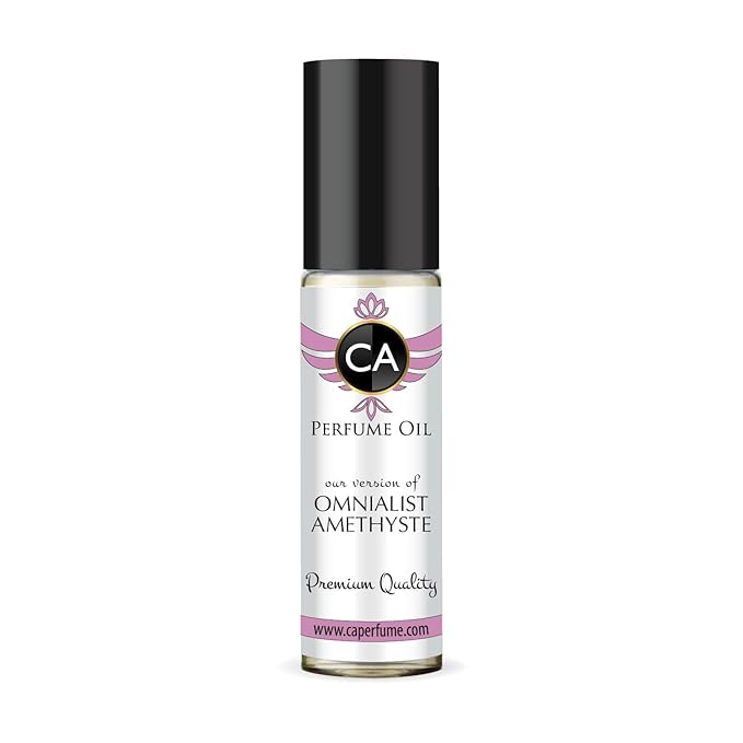 CA Perfume Impression of Omnialist Amethyste for Women Eau De Parfum Floral Woody Musk Scent Long Lasting Perfumes for Women Travel Size TSA Ready for Day and Night Wear 0.33 Fl Oz 10ml