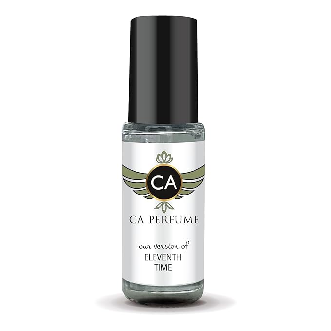 CA Perfume Impression of Eleventh Time Unisex Perfume Oil Woody Aromatic Scent Long Lasting Fragrance for Women and Men Travel Size Mini Perfume Sample TSA Ready Body Oil Roll-on 0.14 Fl Oz 4ml