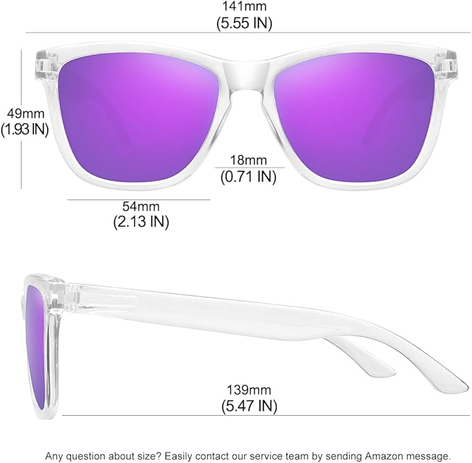 MEETSUN Polarized Sunglasses for Women Men Trendy Classic Retro Designer Style