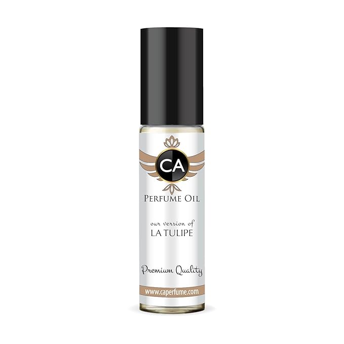 CA Perfume Impression of La Tulipe for Women Eau De Parfum Floral Scent Long Lasting Perfumes for Women Travel Size TSA Ready for Day and Night Wear 0.33 Fl Oz 10ml