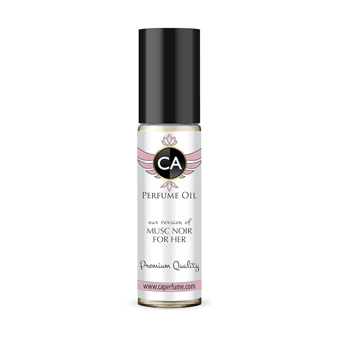 CA Perfume Impression of Musc Noir For Her for Women Fragrance Oil Chypre Musc Scent Long Lasting Perfumes for Women Travel Size TSA Ready Mini Parfum Body Oil Roll-on 0.33 Fl Oz 10ml