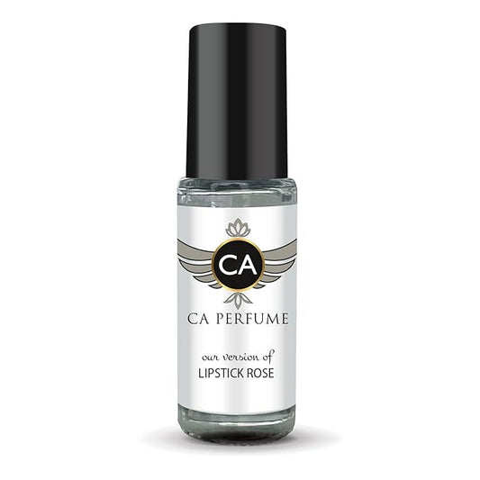 CA Perfume Impression of Lipstick Rose for Women Fragrance Oil Floral Scent Long Lasting Perfumes for Women Travel Size TSA Ready Mini Parfum Body Oil Roll-on 0.14 Fl Oz 4ml