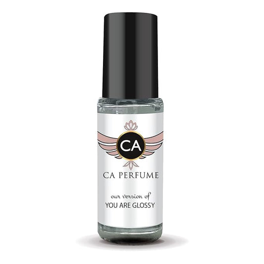 CA Perfume Impression of You are Glossy Unisex Perfume Oil Floral Woody Scent Long Lasting Fragrance for Women and Men Travel Size Mini Perfume Sample TSA Ready Body Oil Roll-on 0.14 Fl Oz 4ml