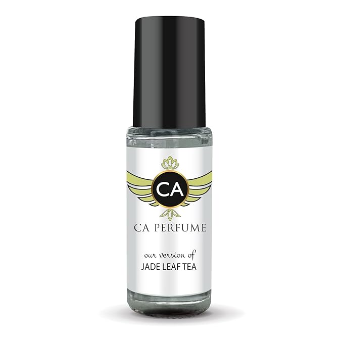 CA Perfume Impression of Jade Leaf Tea Unisex Perfume Oil Aromatic Scent Long Lasting Fragrance for Women and Men Travel Size Mini Perfume Sample TSA Ready Body Oil Roll-on 0.14 Fl Oz 4ml