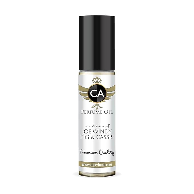 CA Perfume Impression of Joe Windy Fig & Cassis Unisex Eau De Parfum Woody Floral Musk Scent Long Lasting Unisex Fragrance Travel Size TSA Ready for Day and Night Wear 0.33 Fl Oz 10ml