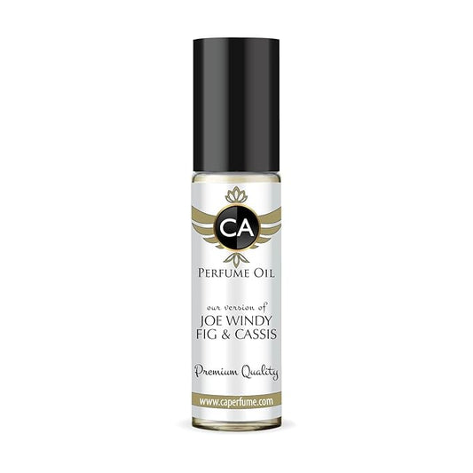 CA Perfume Impression of Joe Windy Fig & Cassis Unisex Eau De Parfum Woody Floral Musk Scent Long Lasting Unisex Fragrance Travel Size TSA Ready for Day and Night Wear 0.33 Fl Oz 10ml