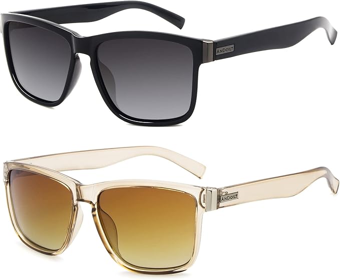 ANDOILT Sport Polarized Square Sunglasses