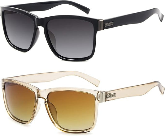 ANDOILT Sport Polarized Square Sunglasses