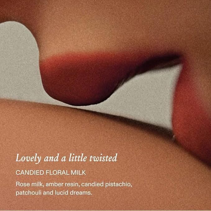 Lovely and a Little Twisted Eau de Parfum with Rose Milk Travel Spray - Long-Lasting Floral Creamy Scent, Portable Perfume Mist for On-the-Go Freshness, Romantic Everyday Fragrance - (0.33 OZ)