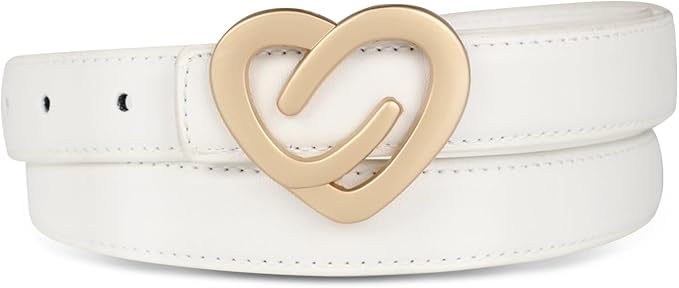 Relang Women's Belts with Gold Buckle, Fashion Waist Band, Elegant Ladies' Belt, Gift for Women