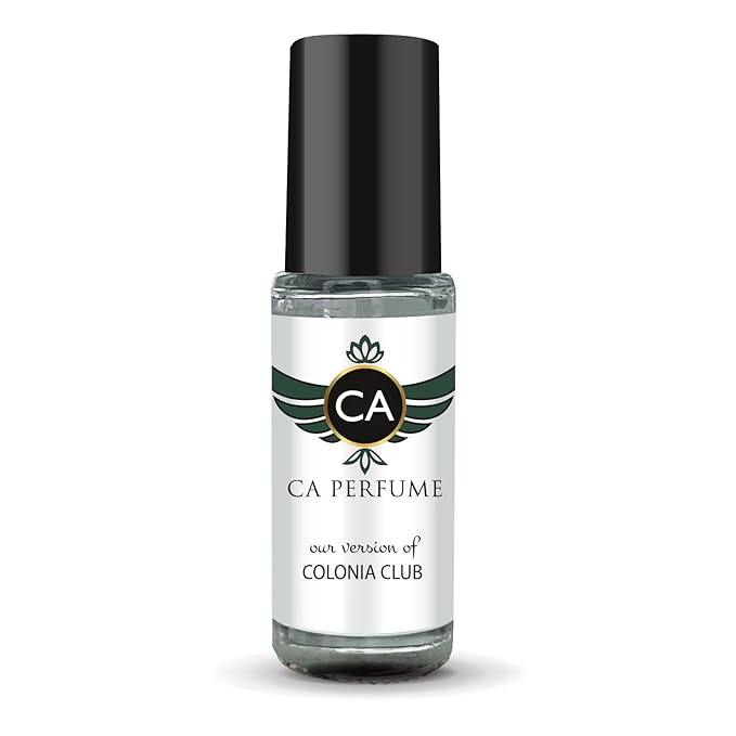 CA Perfume Impression of Colonia Club Unisex Perfume Oil Woody Aromatic Scent Long Lasting Fragrance for Women and Men Travel Size Mini Perfume Sample TSA Ready Body Oil Roll-on 0.14 Fl Oz 4ml