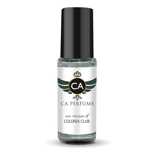CA Perfume Impression of Colonia Club Unisex Perfume Oil Woody Aromatic Scent Long Lasting Fragrance for Women and Men Travel Size Mini Perfume Sample TSA Ready Body Oil Roll-on 0.14 Fl Oz 4ml