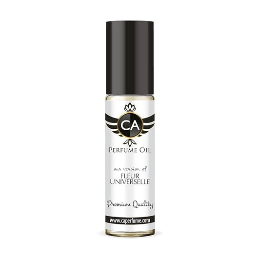 CA Perfume Impression of Fleur Universelle Unisex Fragrance Oil Amber Spicy Scent Long Lasting Perfumes for Women & Men Travel Size TSA Ready Mini Parfum Body Oil Roll-on 0.33 Fl Oz 10ml